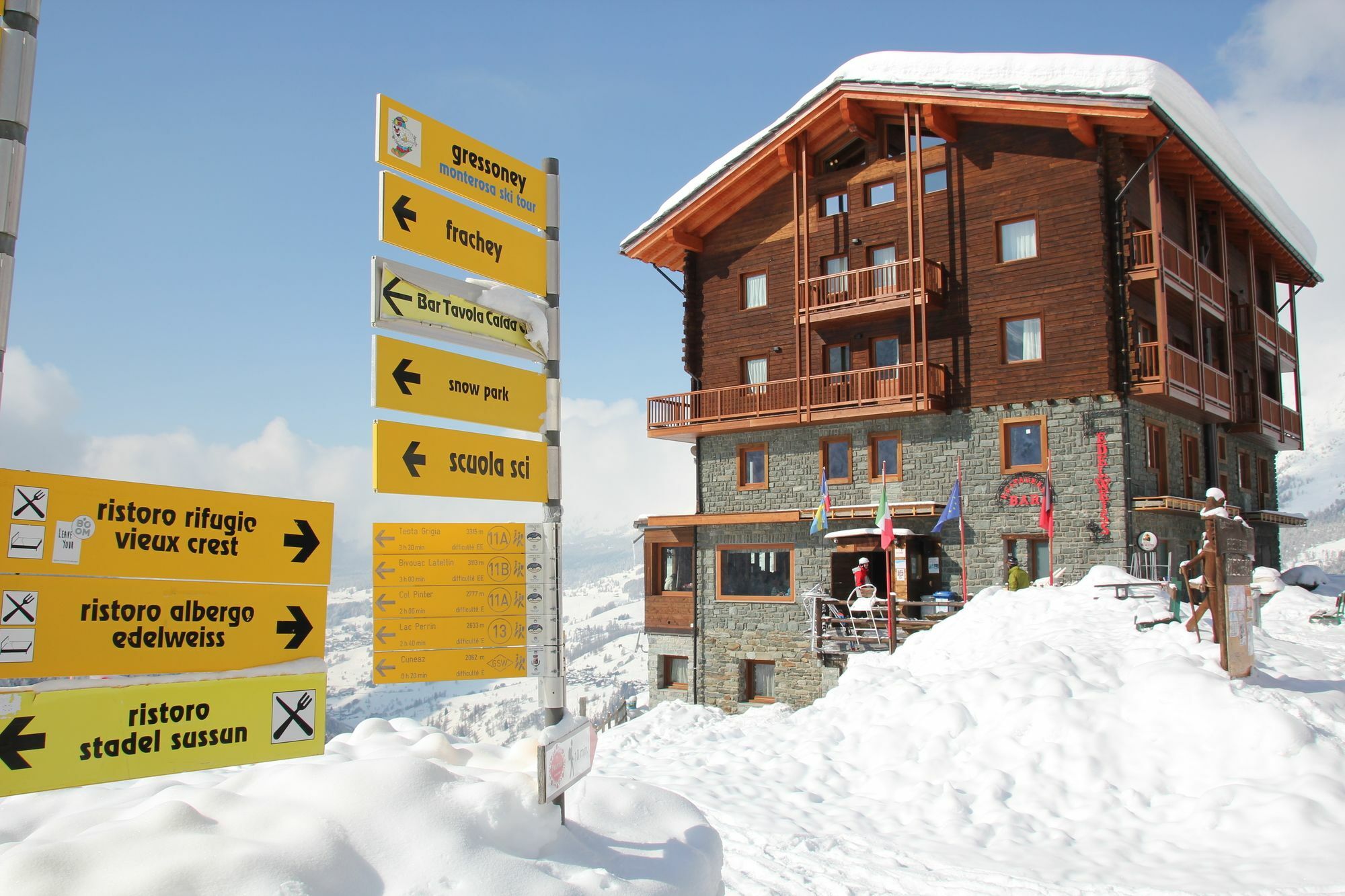 Maison Fosson Aparthotel Champoluc Bagian luar foto